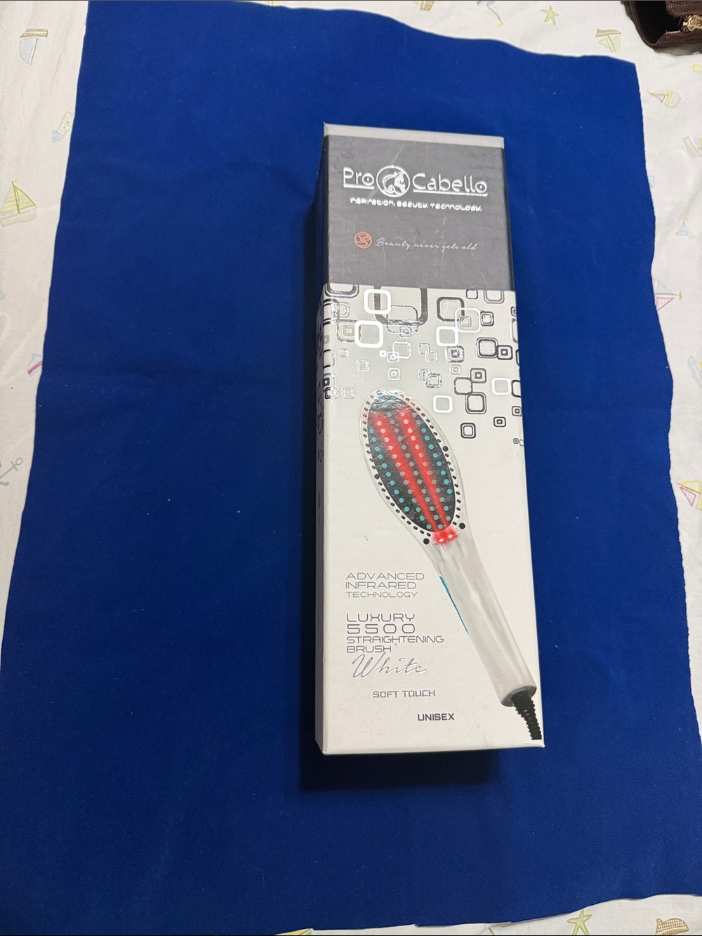 White Luxury 5300 Straightening Brush